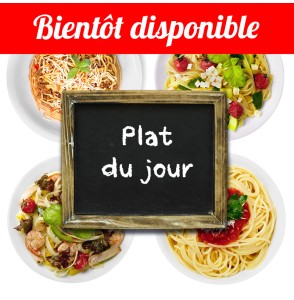 Plat du jour bientôt disponible